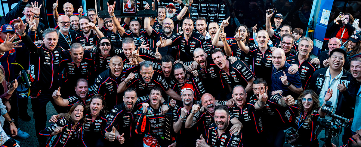 MotoGP Spagna: Bezzecchi e Aprilia vincono indisturbati a Valencia