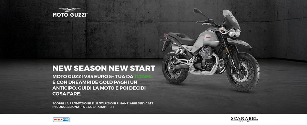 V85 E’ TUA DA 11.249€ E CON DREAMRIDE GOLD PAGHI UN ANTICIPO, GUIDI LA MOTO E POI DECIDI COSA FARE.