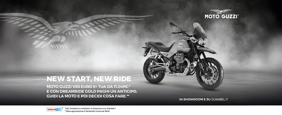 V85 E’ TUA DA 11.249€ E CON DREAMRIDE GOLD PAGHI UN ANTICIPO, GUIDI LA MOTO E POI DECIDI COSA FARE.