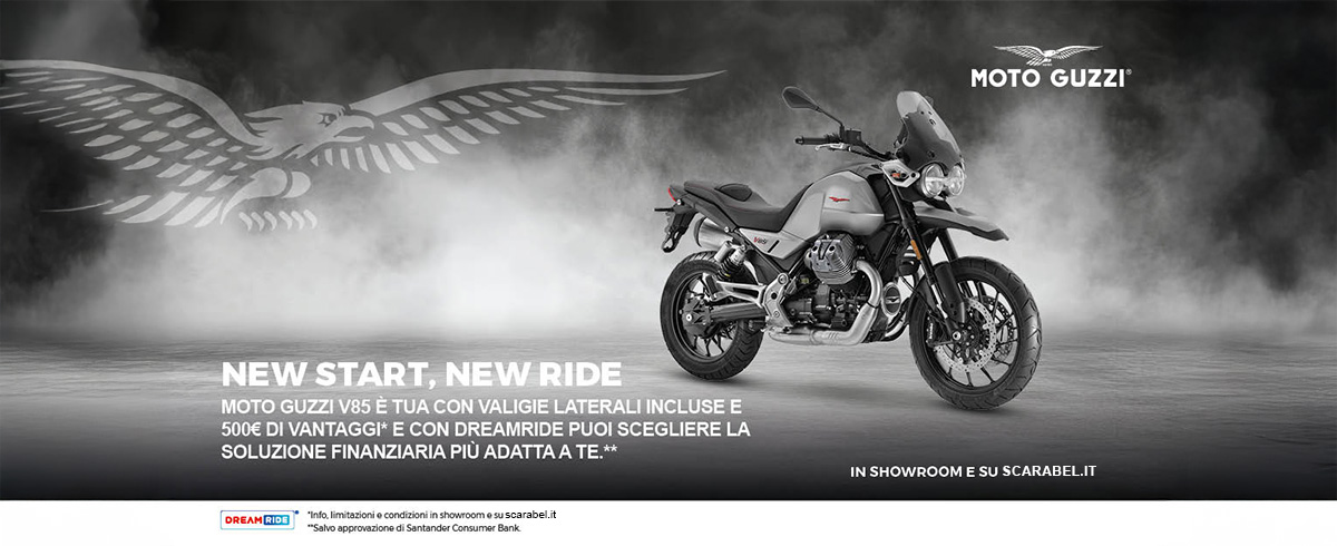 V85 E’ TUA DA 11.249€ E CON DREAMRIDE GOLD PAGHI UN ANTICIPO, GUIDI LA MOTO E POI DECIDI COSA FARE.