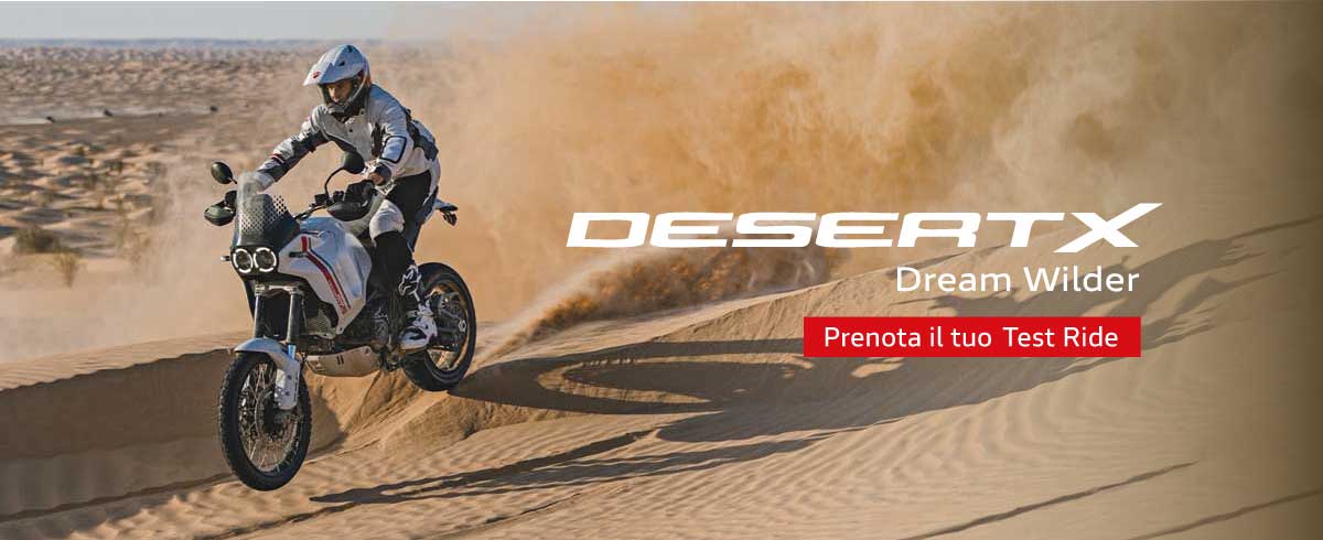 DesertX Prenota il tuo Test Ride