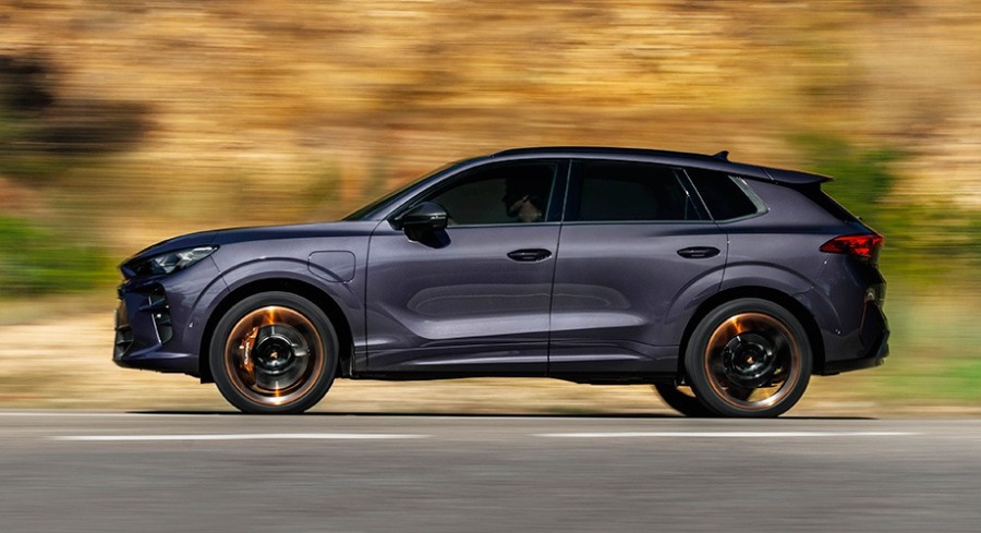 CUPRA Terramar – profilo laterale Dark Void – Scarabel