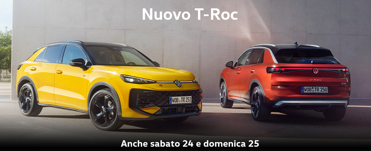 Nuovo T-Roc. Born Confident. 