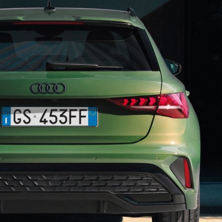 Audi A3 Sportback dettaglio fari LED