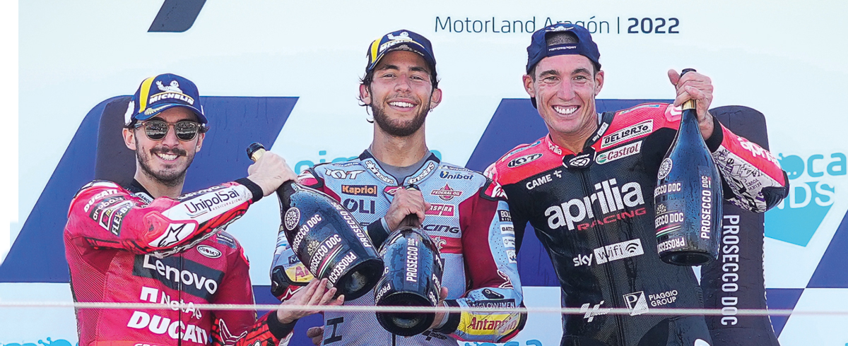 MotoGP Aragon: vittoria di Bastianini, 2° Bagnaia