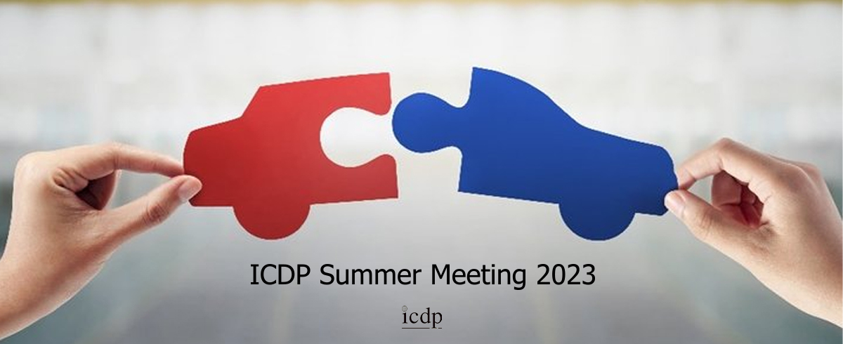 Il dott. Roberto Scarabel all'ICDP Summer Meeting 2023 di Londra