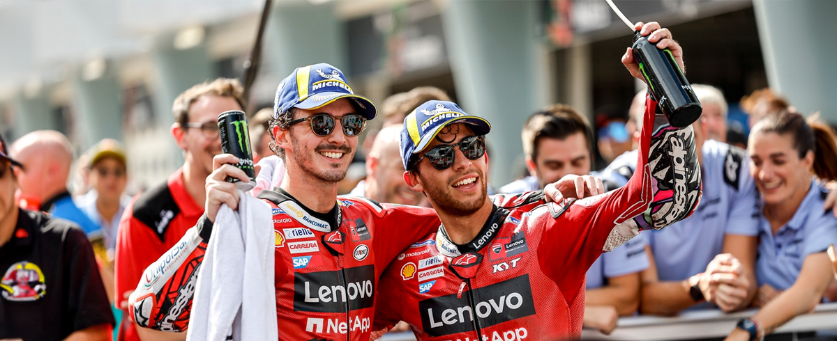 Podio tutto Ducati a Sepang