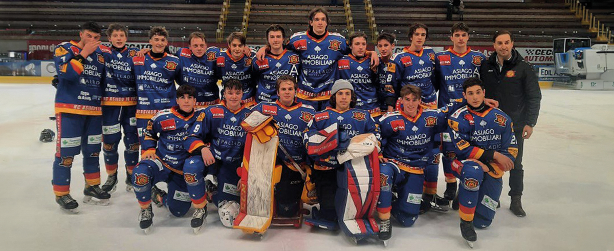 Campionato Hockey U19: vittoria dell'Asiago Hockey 1935 contro Wipptal / Brixen