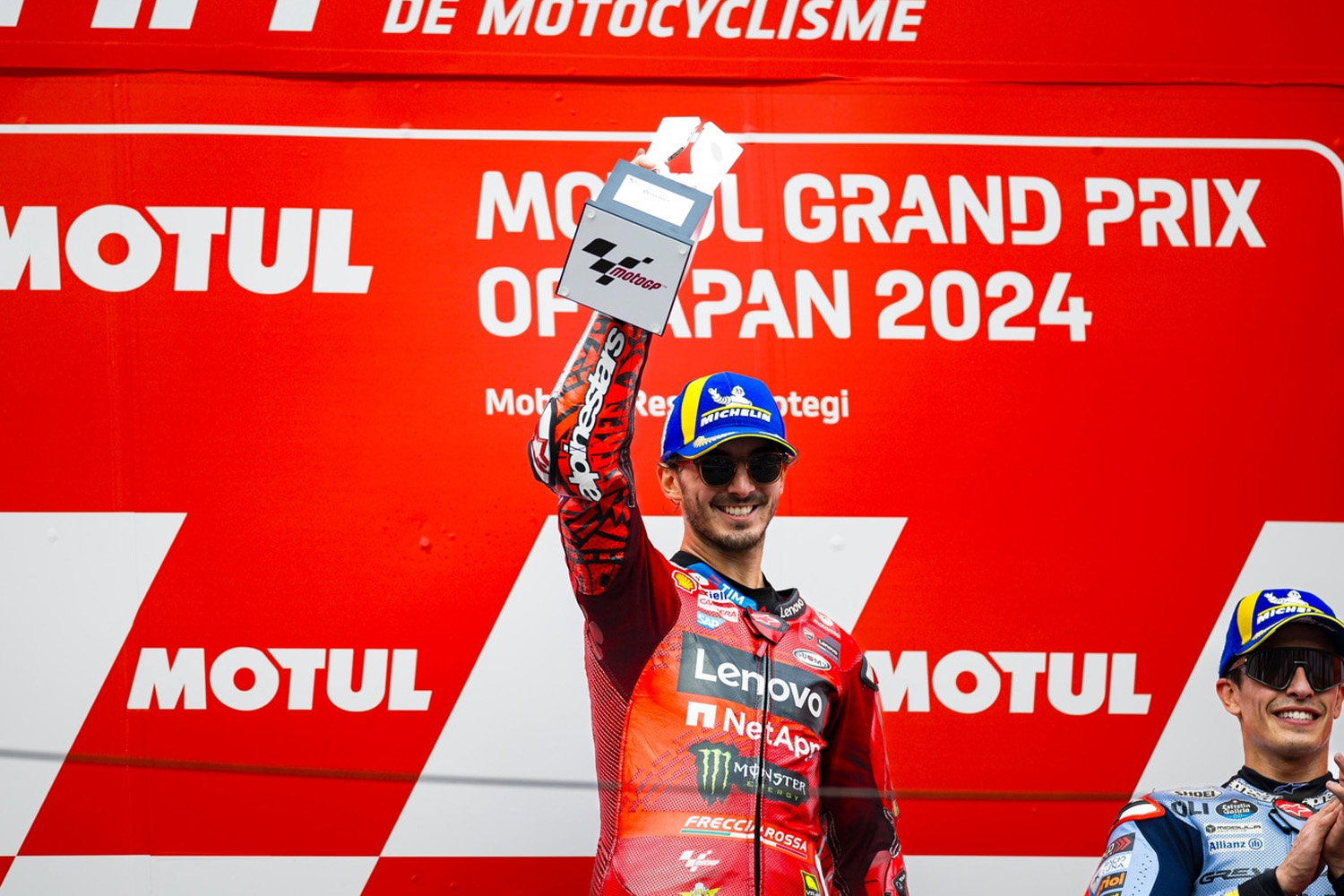 MotoGp Giappone:  Bagnaia vince e riduce il distacco da Martin a 10 punti