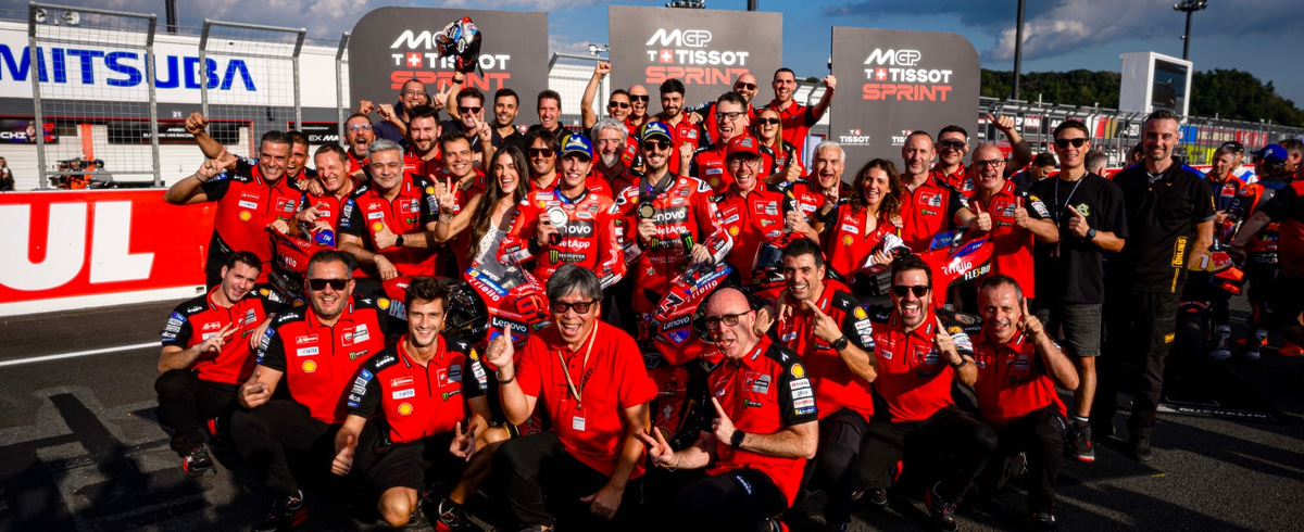 MotoGP Giappone: Bagnaia show, Márquez campione del mondo per la settima volta