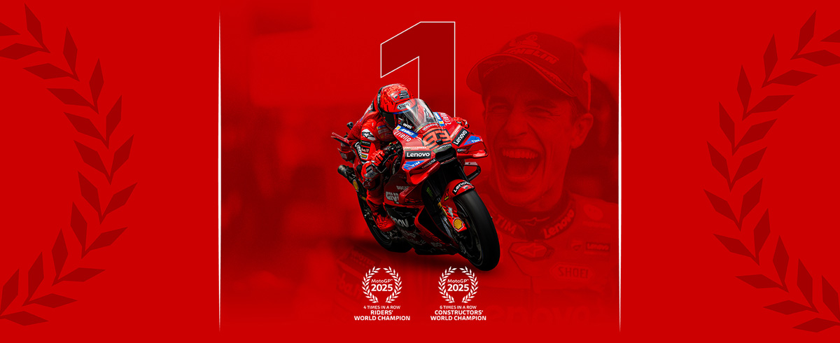 Marc Márquez e Ducati Campioni del Mondo MotoGP 2025