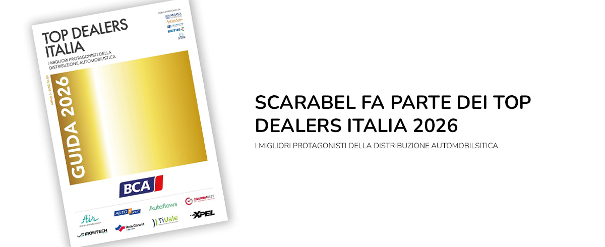 Scarabel spa premiata tra i Top Dealers Italia 2026: un riconoscimento all’eccellenza della distribuzione automobilistica