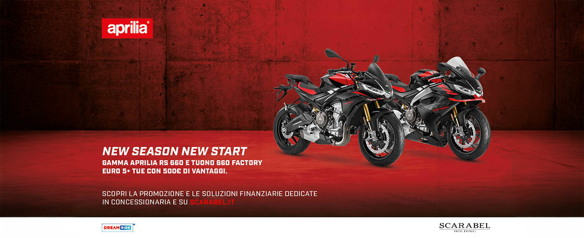 TUONO 660 FACTORY TUA CON 500€ DI VANTAGGI E CON DREAMRIDE GOLD E’ TUA A PARTIRE DA 6.500€
