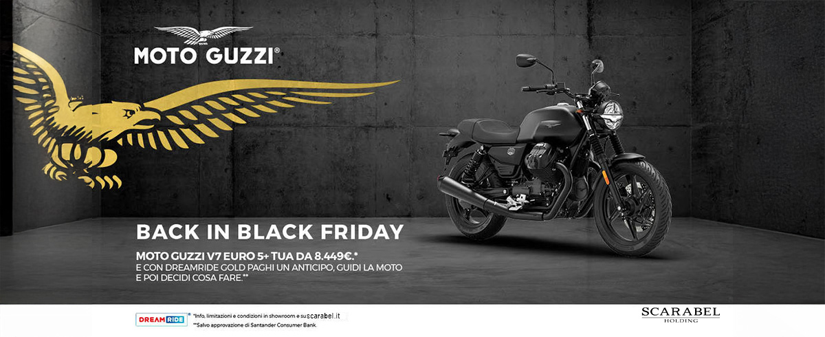 V7 TUA DA 8.449€ E CON DREAMRIDE GOLD PAGHI UN ANTICIPO, GUIDI LA MOTO E POI DECIDI COSA FARE.