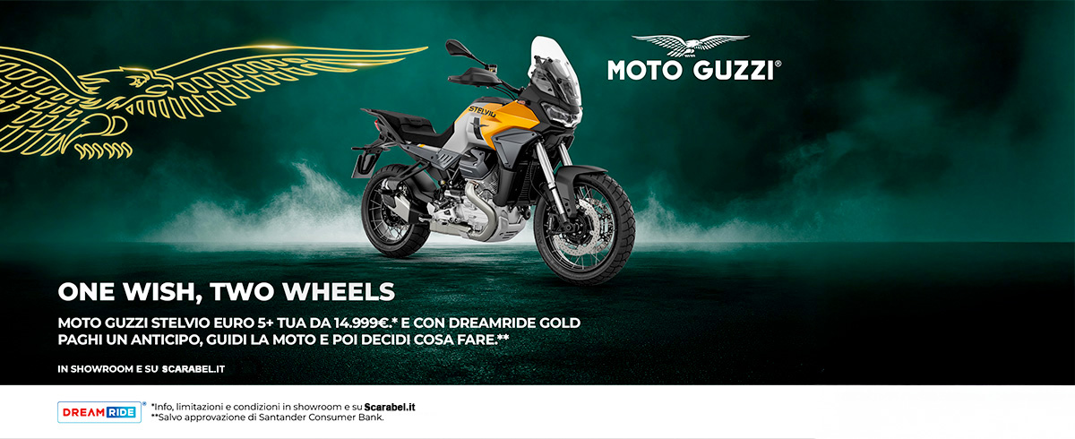 STELVIO TUA DA 14.999€ E CON DREAMRIDE GOLD PAGHI UN ANTICIPO, GUIDI LA MOTO E POI DECIDI COSA FARE.