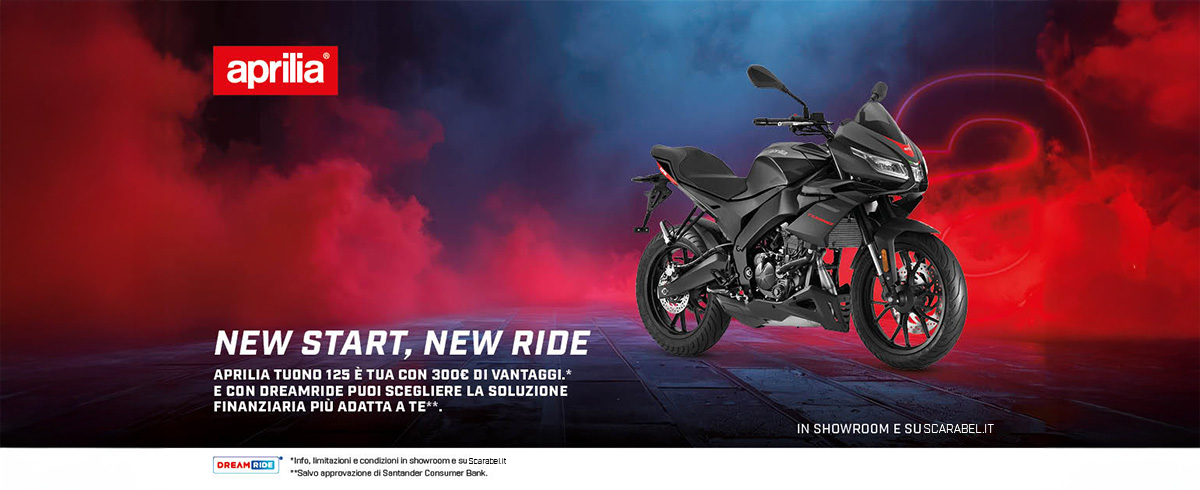 SCEGLI RS 125, TUONO 125, SX 125 O RX 125, PER TE 300€ DI VANTAGGI