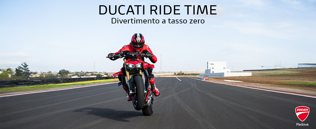 Ducati Ride Time: pagà la metà, divertiti il doppio