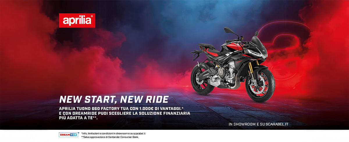 APRILIA TUONO 660 FACTORY TUA DA 189€ AL MESE (TAN 5,99% TAEG 7,98%) CON 1.000€ DI VANTAGGI
