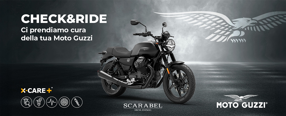 Check&Ride: Il check-up gratuito per la tua Moto Guzzi con vantaggi sui ricambi originali